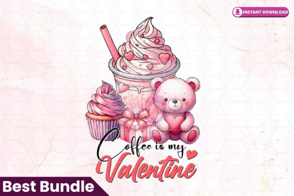 coffee-is-my-valentine-clipart-png