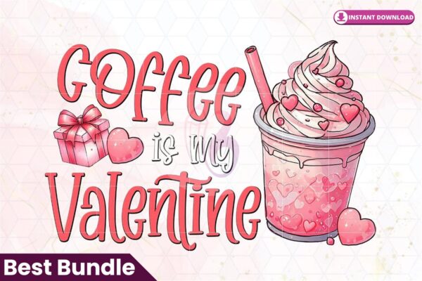 coffee-is-my-valentine-clipart-png