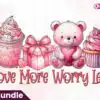 love-more-worry-less-sublimation-clipart