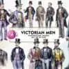 victorian-men-clipart-sublimation
