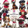 cute-christmas-dogs-sublimation-clipart