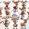 happy-reindeer-sublimation-clipart-png