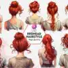 redhead-hairstyle-sublimation-clipart