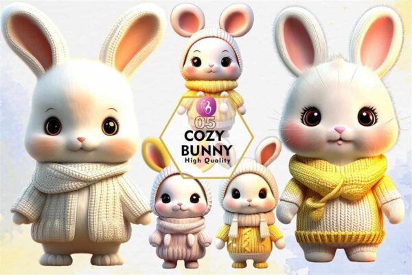 cozy-bunny-sublimation-clipart-png