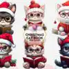 christmas-cat-reading-book-clipart-png