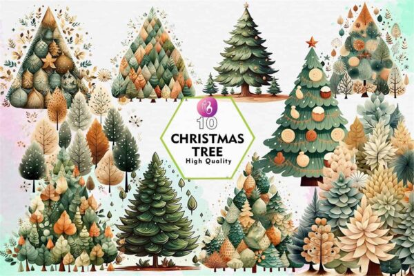 christmas-trees-sublimation-clipart-png