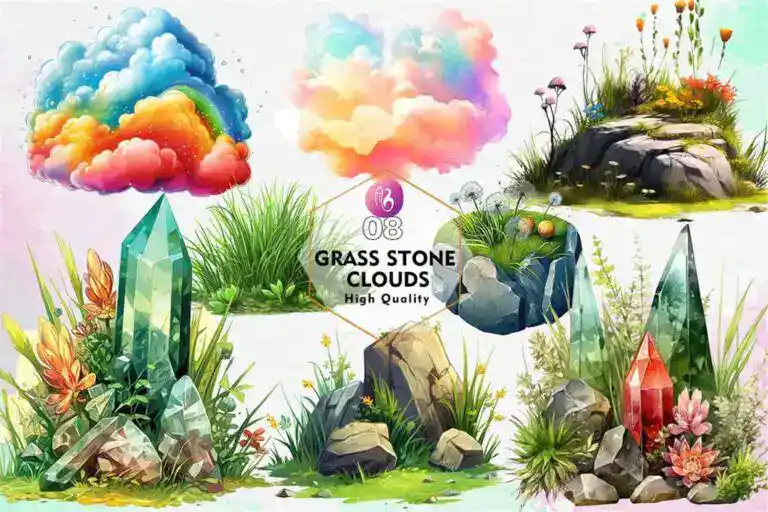 grass-stone-clouds-sublimation-clipart