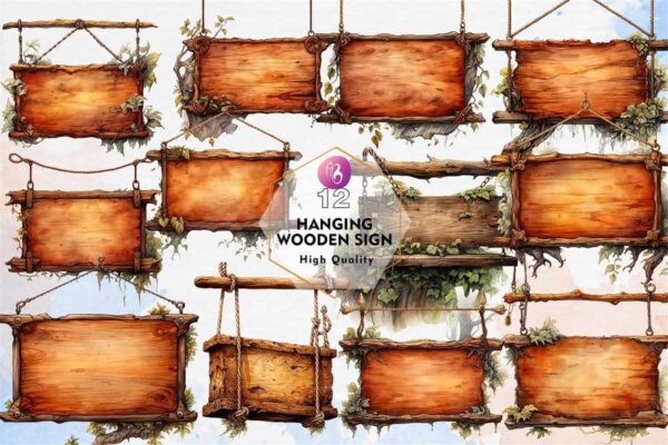 hanging-wooden-sign-sublimation-clipart