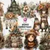 boho-christmas-sublimation-clipart-png