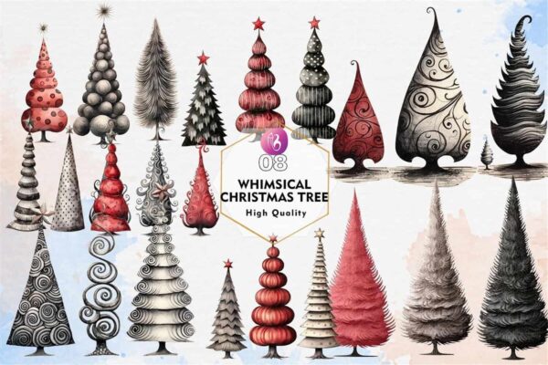 whimsical-christmas-tree-clipart-png