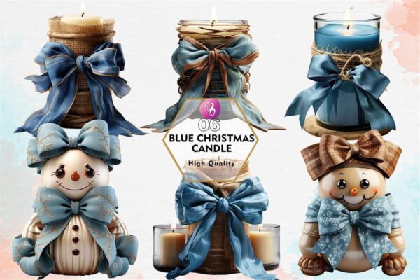 blue-christmas-candle-clipart-png