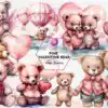 pink-valentine-bear-sublimation-clipart