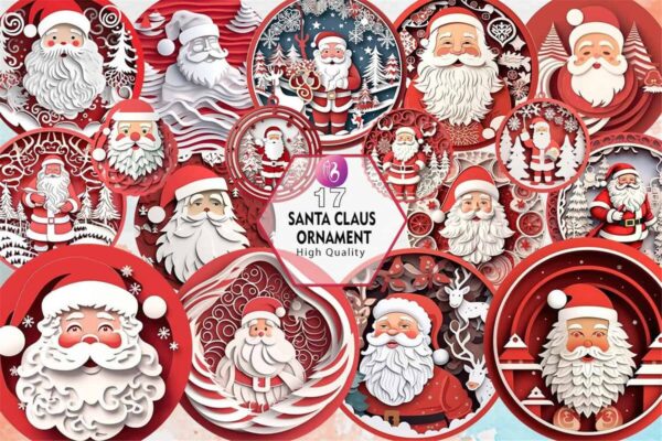 santa-claus-ornament-watercolor-clipart