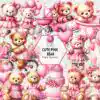 cute-pink-bear-sublimation-clipart-png