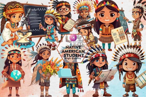 native-american-student-clipart-png