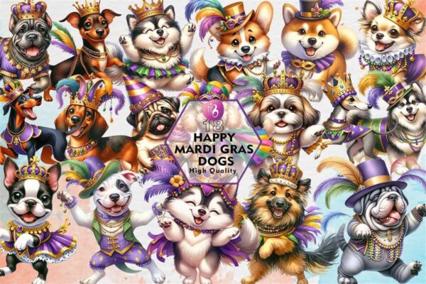 happy-mardi-gras-dogs-clipart-png