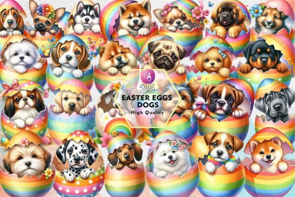easter-eggs-dogs-sublimation-clipart-png
