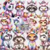 unicorn-costume-for-animals-clipart-png