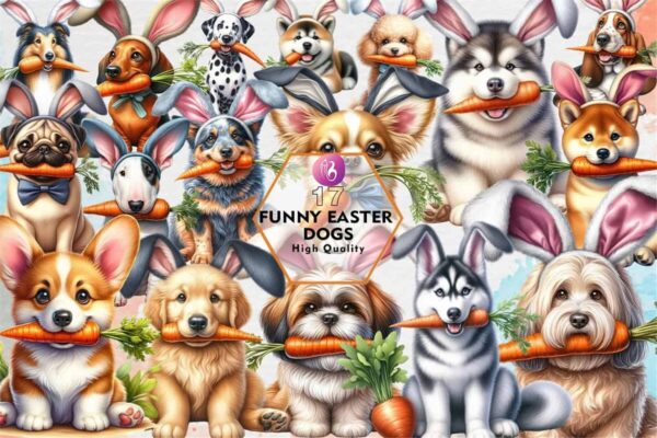 funny-easter-dogs-sublimation-clipart