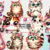 funny-and-crazy-cats-sublimation-clipart