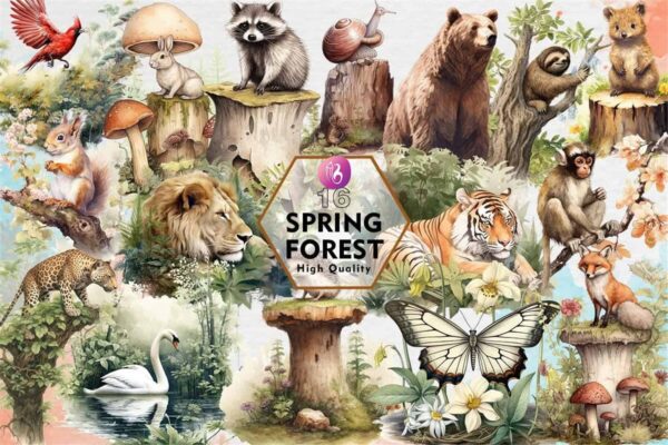 spring-forest-sublimation-clipart-png