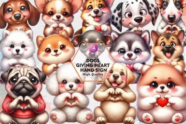 dogs-giving-heart-hand-sign-clipart-png