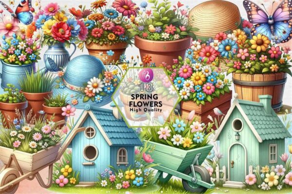 spring-flowers-sublimation-clipart-png