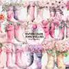 watercolor-pink-wellies-clipart-png