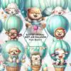Easter Animal Hot Air Balloon Clipart easter-animal-hot-air-balloon-clipart
