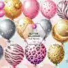 Glitter Balloons Sublimation Clipart PNG glitter-balloons-sublimation-clipart-png