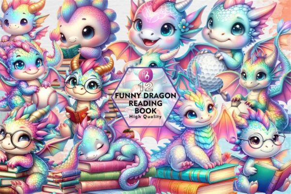 funny-dragon-reading-book-clipart-png