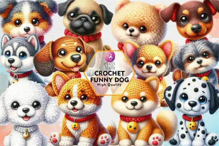 crochet-funny-dog-sublimation-clipart