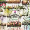 Hanging Festoons Flower Clipart PNG Grap hanging-festoons-flower-clipart-png-grap