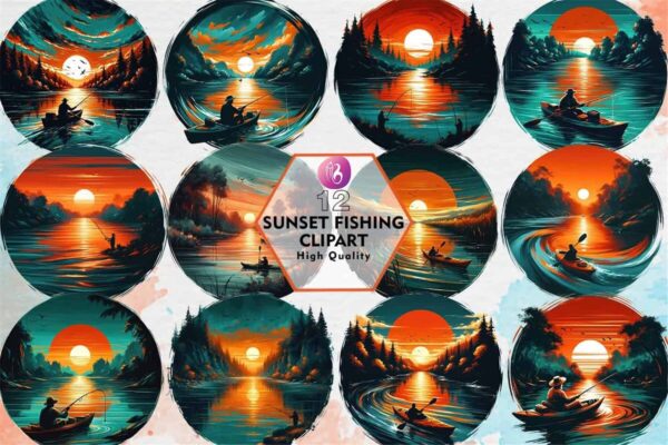 sunset-fishing-clipart-png-graphics