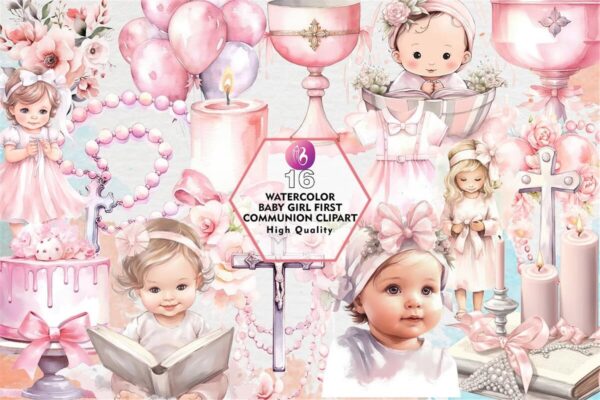 watercolor-baby-girl-first-communion