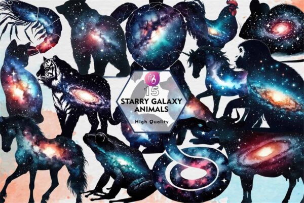 starry-galaxy-animals-clipart-png