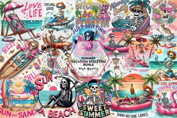 summer-vacation-skeleton-clipart-png