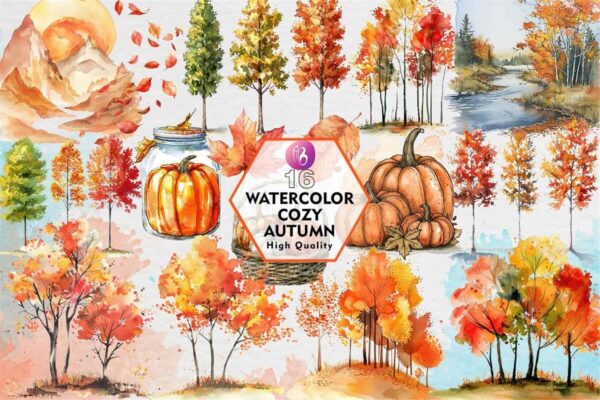 watercolor-cozy-autumn-clipart-png