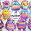 cute-monsters-watercolor-clipart-png