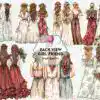 back-view-girl-friend-clipart-png