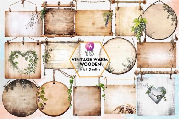 vintage-warm-wooden-sublimation-clipart