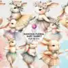 dancing-floral-baby-rabbit-clipart-png