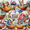 animal-in-summer-bathtub-clipart-png