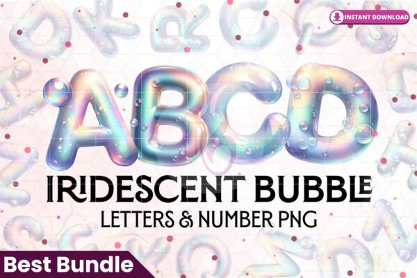 iridescent-bubble-doodle-letters-clipart