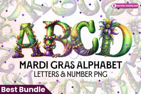 mardi-gras-letters-sublimation-clipart