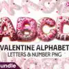 valentine-alphabet-donut-clipart-png