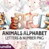 animal-alphabet-sublimation-clipart-png