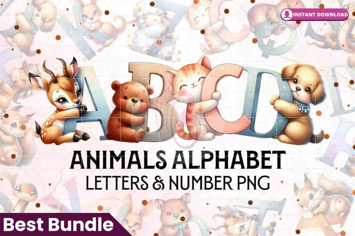 animal-alphabet-sublimation-clipart-png
