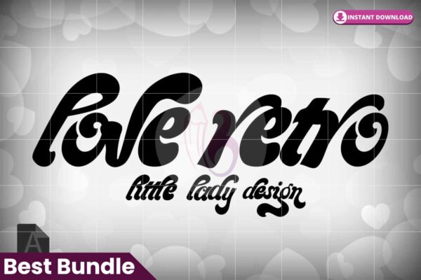 love-retro-font