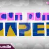 Cut out Paper Font cut-out-paper-font